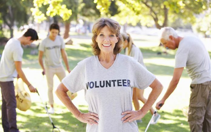 Volunteer at least once this month Volunteer at least once this month